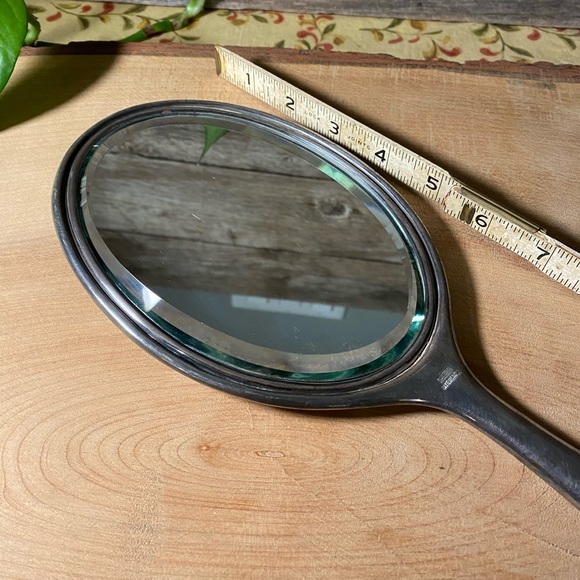 🤡BOGO🤡 Vintage BIRKS Sterling Silver Vanity Hand Mirror - Excellent,  12”/400g - Picture 5 of 8